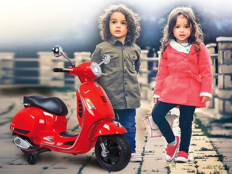 Gehe zu Vollbildansicht: JAMARA Kinder Roller Ride-on »Vespa GTS 125«, Minimotorrad, leistungsstark, ab 3 Jahren - Bild 3