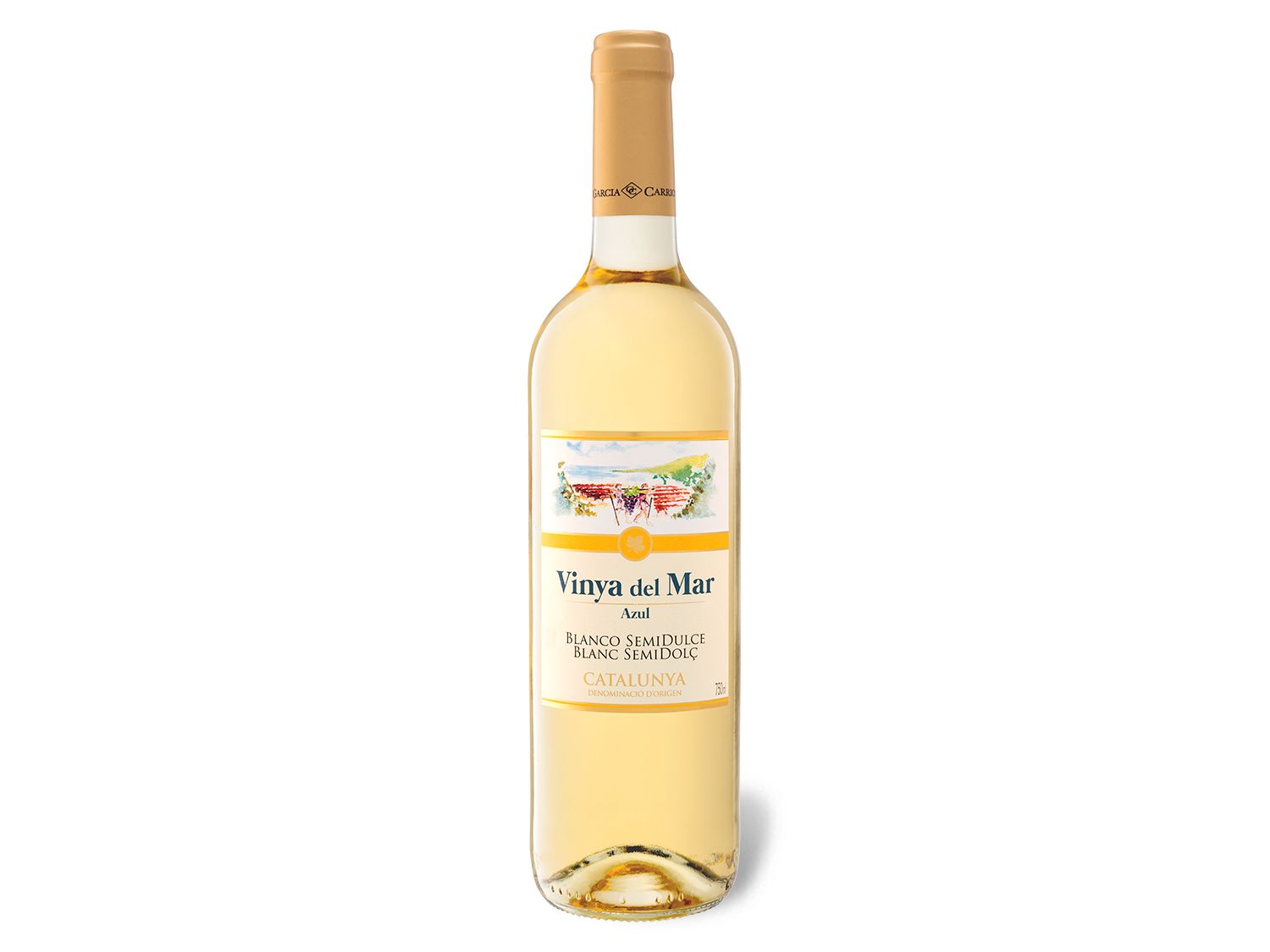 Vinya del Mar Azul Catalunya DO halbtrocken, Weißwein 2023 Wein & Spirituosen Lidl DE