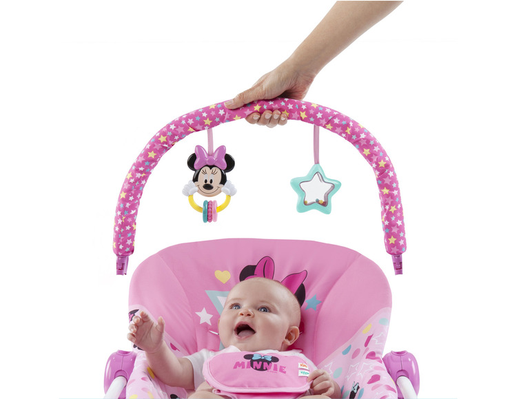 Gehe zu Vollbildansicht: Disney baby MINNIE MOUSE Stars & Smiles Infant to Toddler Rocker™ Babywippe - Bild 7