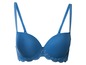 Blauer BH mit Spitze