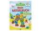 Sesamstraße Rätselbuch mit Stickern, mit Elmo und Big Bird auf Rollschuhen.
