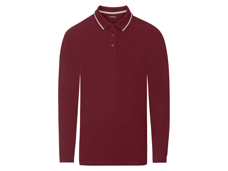 Gehe zu Vollbildansicht: LIVERGY® Poloshirt Herren, langarm, aus hochwertiger Pikee-Qualität - Bild 22