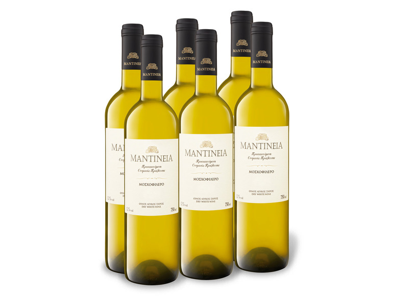 6 x 0,75-l-Flasche Weinpaket Mantineia Moschofilero POP trocken, Weißwein