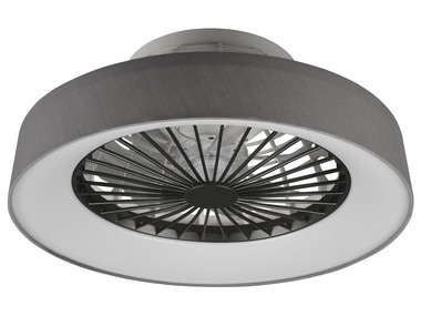 Reality Leuchten - LED-Deckenleuchte mit Ventilator FARSUND (grau)
