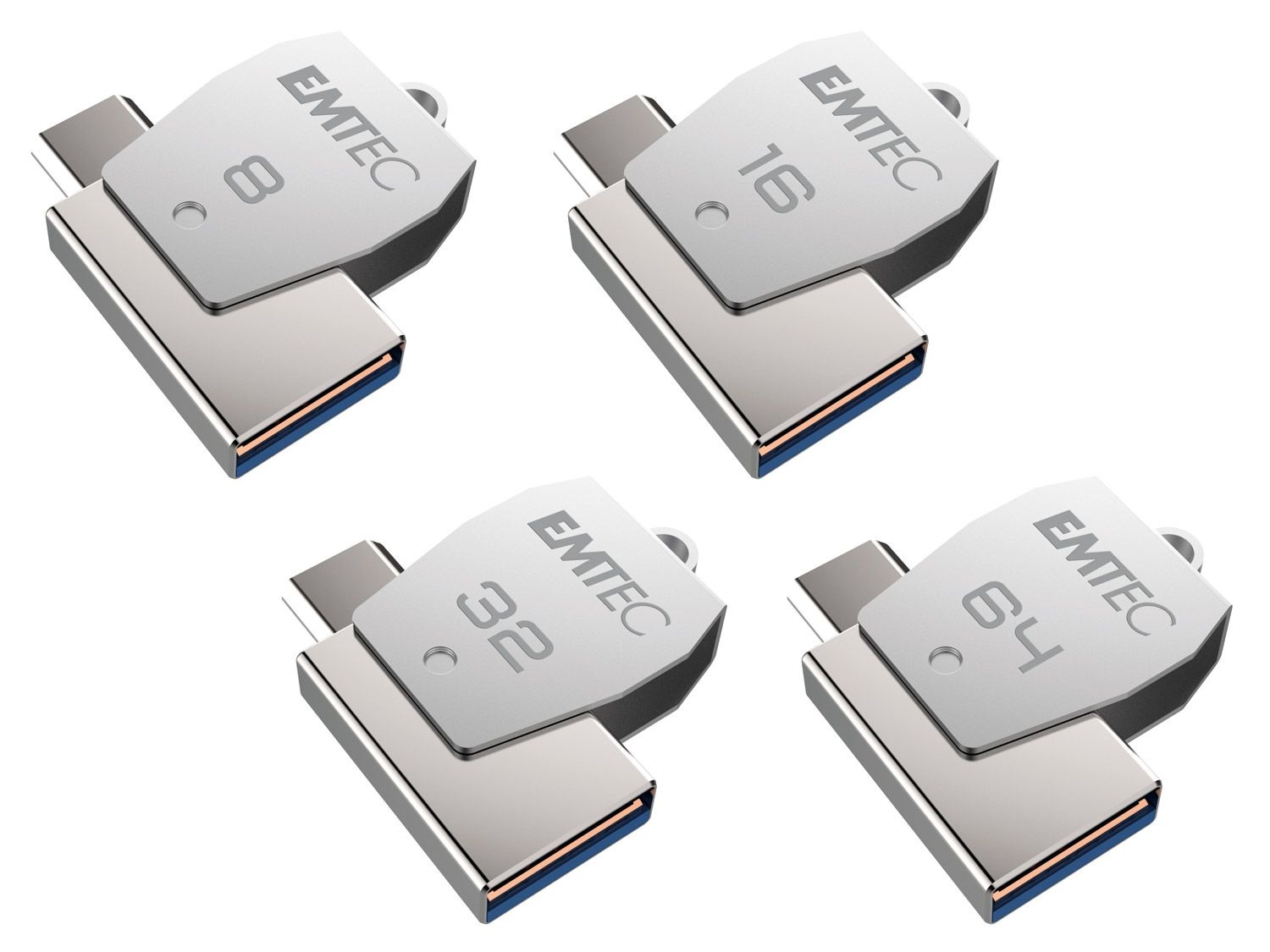 Emtec Dual USB 2.0 micro-USB T250 Stick | Rotweine