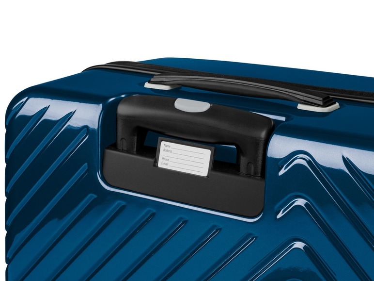 Gehe zu Vollbildansicht: TOPMOVE® Koffer, 90 l, aus Polycarbonat, 4 Komfort-Zwillingsrollen (360°), sehr leicht - Bild 6