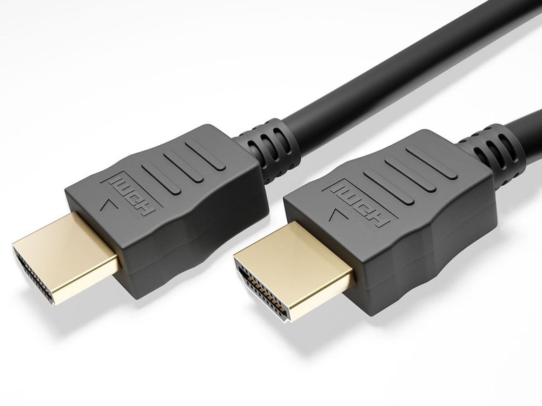 Gehe zu Vollbildansicht: Goobay High-Speed-HDMI™ Kabel mit Ethernet, 4K, schwarz, 10 m - Bild 2
