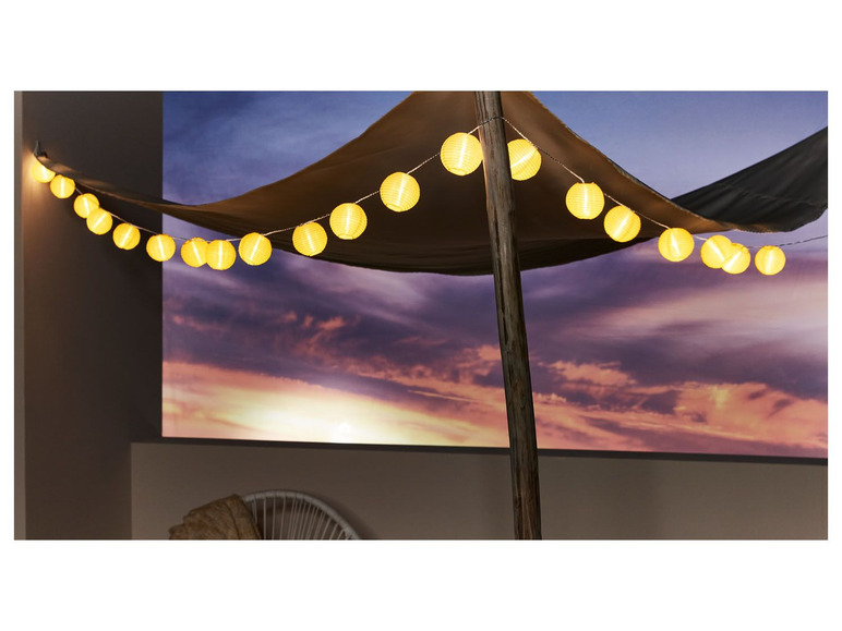 Gehe zu Vollbildansicht: MELINERA® Sommerlichterkette LED, mit 6-Stunden-Timer - Bild 7