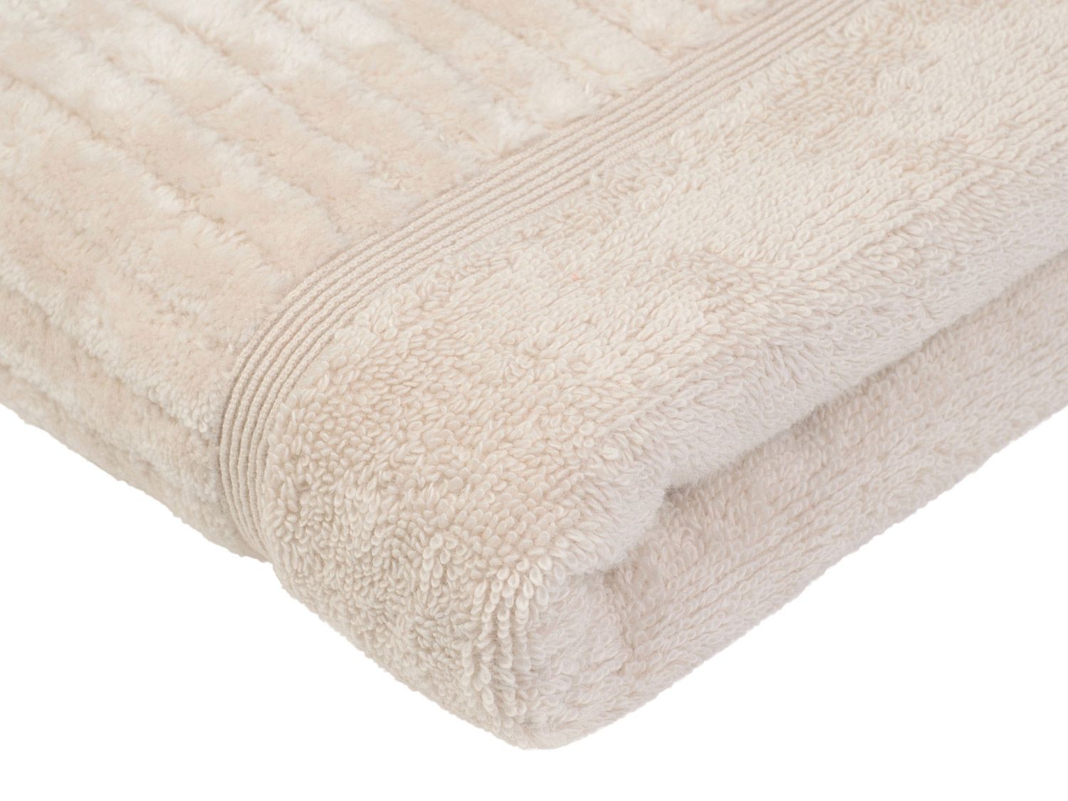 GÖZZE Badetuch Bio 100 x 150 cm (Creme) – Bild 2 von 4