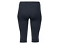 Dunkelblaue Caprihose mit elastischem Bund.