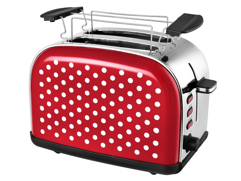 Gehe zu Vollbildansicht: KALORIK Toaster »TKG TO 1045 RWD«, 2 Scheiben, 37 mm Schlitze, 1050 Watt, Brötchenaufsatz - Bild 6