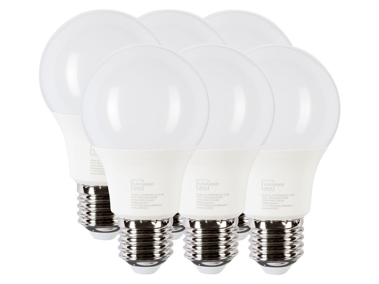 Gehe zu Vollbildansicht: LIVARNO home Leuchtmittel LED 6er Sparpack, nicht dimmbar - Bild 4