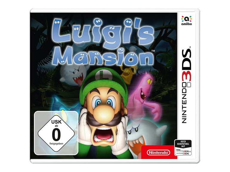 Gehe zu Vollbildansicht: Nintendo Luigi’s Mansion, für Nintendo 3DS, für 1- 2 Spieler, USK 0 - Bild 1