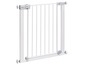 Ein weißes Baby-Sicherheitsgitter von Safety 1st.