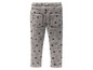 Graue Jeans mit Sternmuster für Kinder.