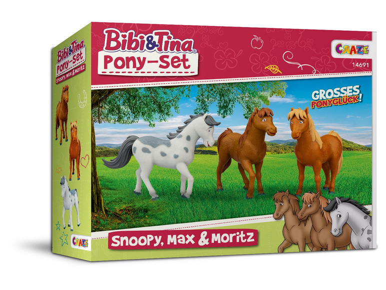 Gehe zu Vollbildansicht: CRAZE Bibi & Tina »Pony-Set«, mit 3 Ponys, ab 3 Jahren - Bild 3