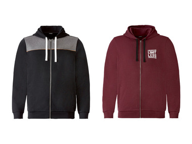 LIVERGY® Herren Sweatjacke, mit Kapuze