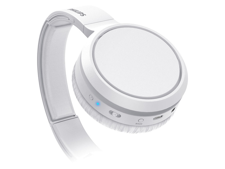 Gehe zu Vollbildansicht: PHILIPS Headband - Over-ear Headset mit Bluetooth TAH5205WT/00 - Bild 4