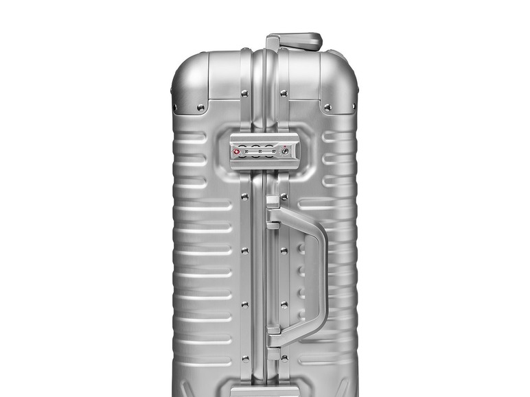 Gehe zu Vollbildansicht: TOPMOVE® Aluminium Koffer 32L, silber - Bild 4