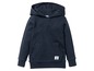 Ein dunkelblauer Hoodie mit Anker-Motiv.