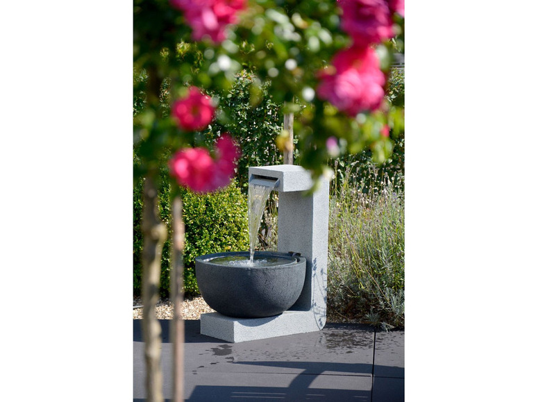 Gehe zu Vollbildansicht: dobar Großer Design-Gartenbrunnen mit runder Schale - Bild 3