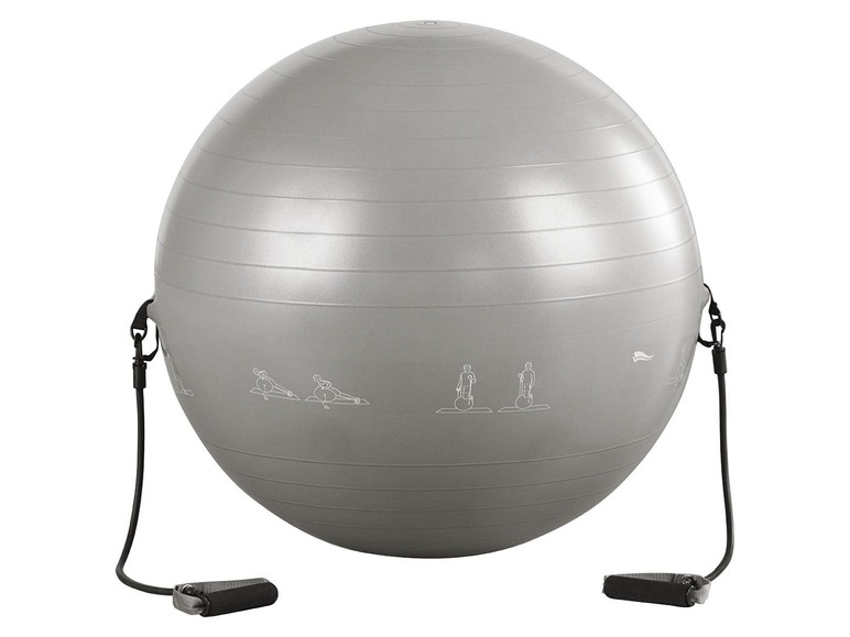 Gehe zu Vollbildansicht: CRIVIT® Gymnastikball, 65 cm Durchmesser, 120 kg Belastbarkeit, mit Trainingsübungen - Bild 17