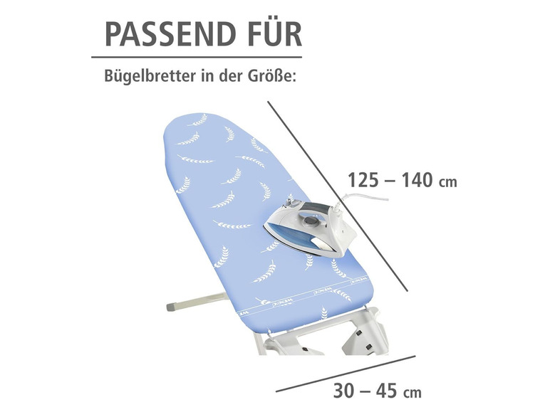 Gehe zu Vollbildansicht: Wenko Bügeltischbezug »Air Comfort», 140 x 45 cm, mit Luftpolsterung, Bezug aus Baumwolle - Bild 4