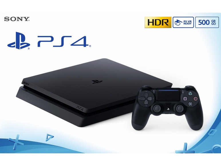 Gehe zu Vollbildansicht: Sony Interactive Entertainment PS4 [F] 500 GB (SCHWARZ) - HW-PS4 - Bild 1