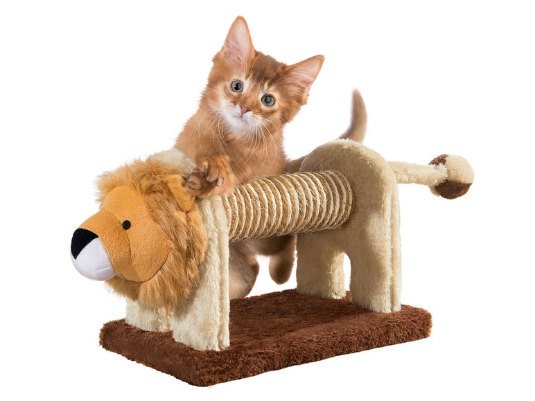 Gehe zu Vollbildansicht: ZOOFARI® Katzenspielzeug, mit Rassel, aus Sisal und Plüsch - Bild 4