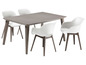 Stuhl: weiß/cappuchino
