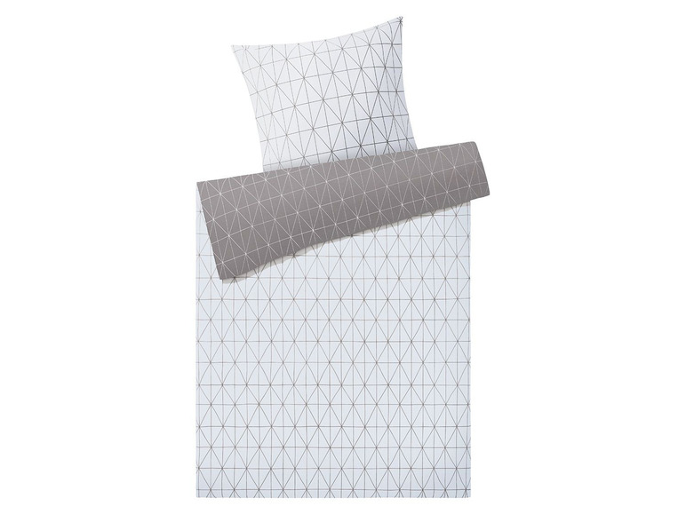 Gehe zu Vollbildansicht: MERADISO® Feinbiber Bettwäsche, 135 x 200 cm, mit verdeckter Knopfleiste, mit Baumwolle - Bild 3