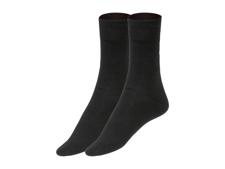 Gehe zu Vollbildansicht: LIVERGY Herren Socken, 2 Paar, mit verstärkter Ferse und Spitze - Bild 4