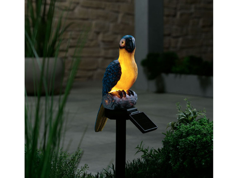 Gehe zu Vollbildansicht: MELINERA® Gartenstecker Vögel, mit Solar LED - Bild 4