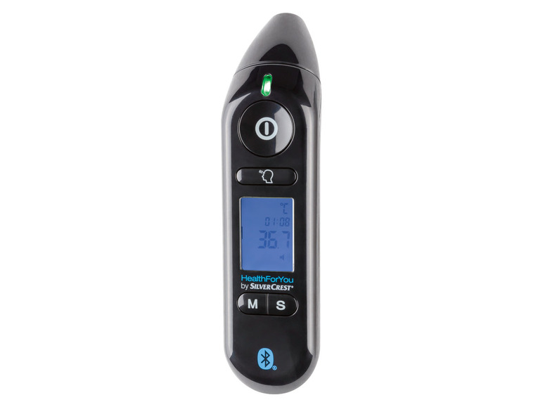 SILVERCREST® PERSONAL CARE Multifunktionsthermometer SFT 81, mit App | Fieberthermometer