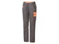 Graue Wanderhose mit orangenen Details.