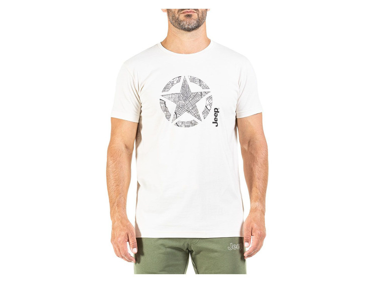 Gehe zu Vollbildansicht: JEEP! Jeep Herren T-Shirt, mit Baumwolle - Bild 3