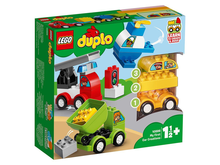 Gehe zu Vollbildansicht: LEGO® DUPLO® 10886 »Meine ersten Fahrzeuge« - Bild 1
