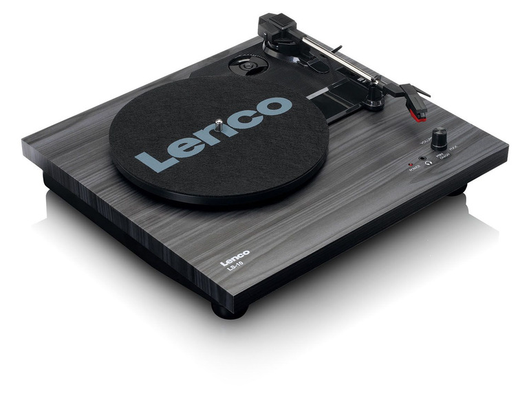Gehe zu Vollbildansicht: Lenco LS-10 Plattenspieler im Holzgehäuse mit integrierten Lautsprechern - Bild 11