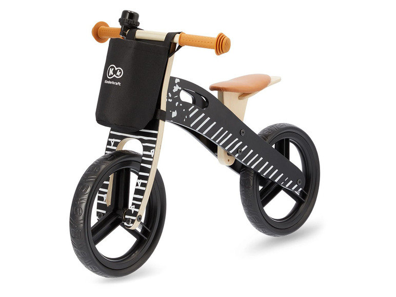 Gehe zu Vollbildansicht: Kinderkraft Laufrad »Runner«, höhenverstellbar, mit Klingel, Lenkertasche und Gummigriffen - Bild 1