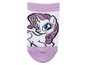 Lila Socken mit einem My Little Pony Motiv.