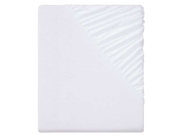 Gehe zu Vollbildansicht: MERADISO® Jersey Spannbettlaken, 180-200 x 200 cm, einlaufsicher, aus reiner Baumwolle - Bild 2