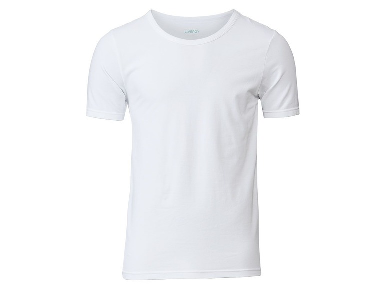 Gehe zu Vollbildansicht: LIVERGY® Unterhemd Herren, optimale Feuchtigkeitsregulierung, mit Baumwolle, 2 Stück - Bild 3
