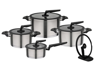 GSW Kochtopf-Set Apart, 9-teilig, Edelstahl, Kapselboden