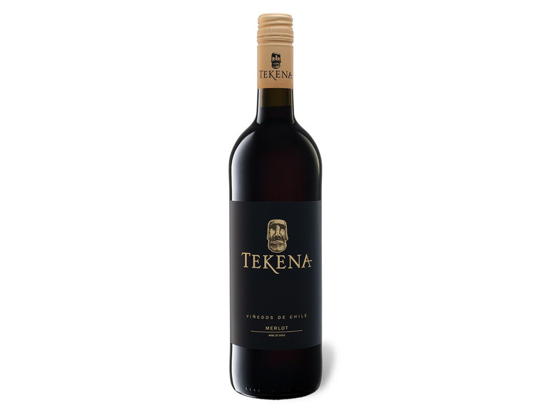 Große Veröffentlichung zum supergünstigen Preis Rotwein Merlot Chile Tekena trocken, 2019