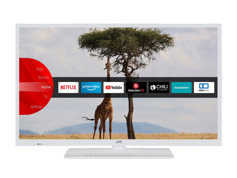 Gehe zu Vollbildansicht: JVC LT-32V54LWA 81 cm (32 Zoll) Fernseher (HD-Ready, Triple-Tuner, Smart TV, Prime Video & Netflix, Bluetooth) - Bild 1