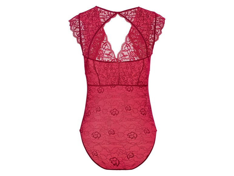 Gehe zu Vollbildansicht: ESMARA® Lingerie Body, mit Spitze, Zwickel mit Druckknopfverschluss, Rückenausschnitt - Bild 26