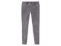Graue Jeansleggings.