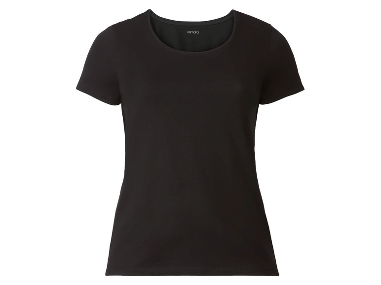 Gehe zu Vollbildansicht: esmara® Damen T-Shirt, 2 Stück, mit hohem Baumwollanteil - Bild 10