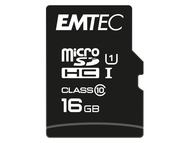 Gehe zu Vollbildansicht: Emtec microSDHC UHS1 U1 EliteGold Speicherkarte - Bild 1