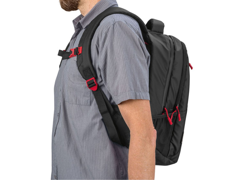 Gehe zu Vollbildansicht: TOPMOVE® Laptoprucksack, mit Polster-Schultergurten - Bild 2